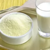Alkaline Low Fat Milk From Powder