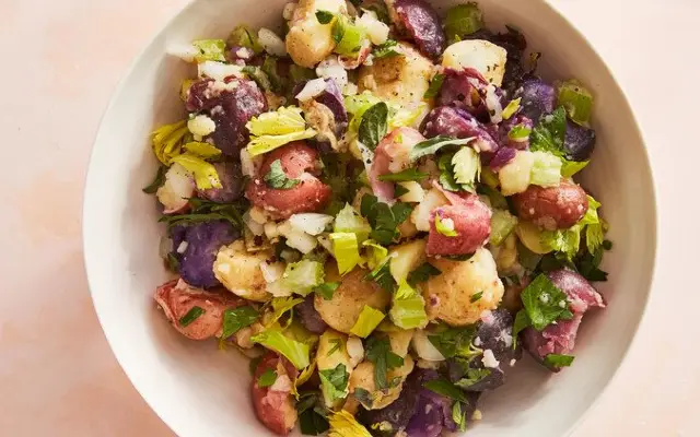 Alkaline Potato Salad with Italian style dressing