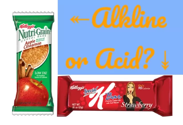 Alkaline or Acid Cereal Bars?
