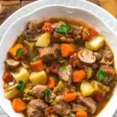 Alkaline Carrot Potato Pork Stew